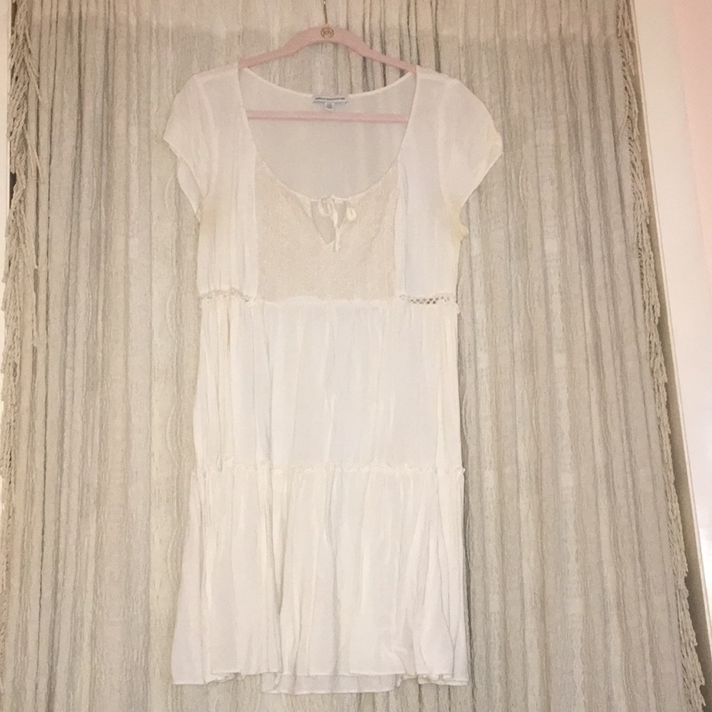 Cream Babydoll American Eagle Dress